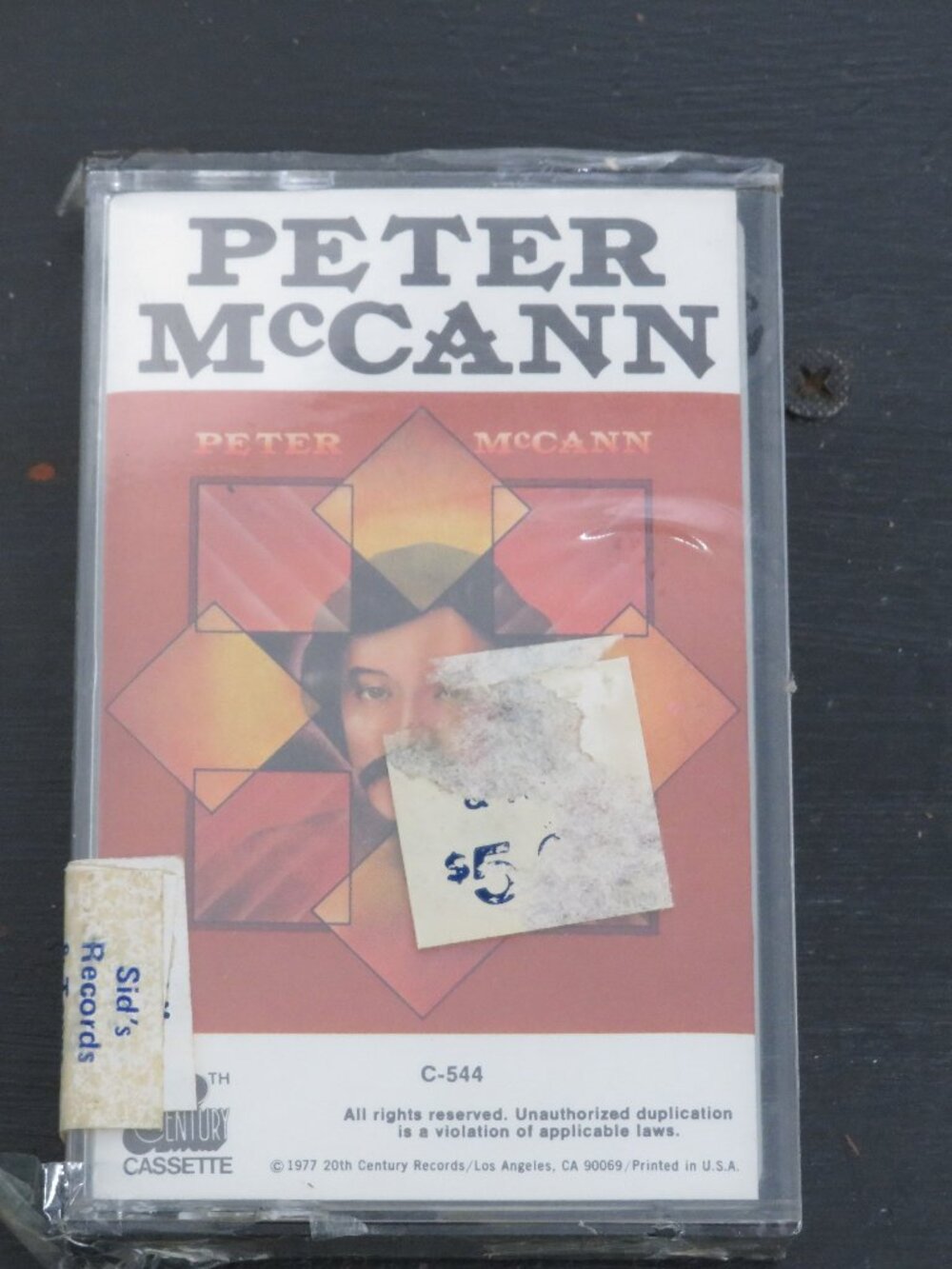 PETER MCCANN CASSETTE TAPE 1977 Factory Sealed Unopened Vintage 20th Century N3
